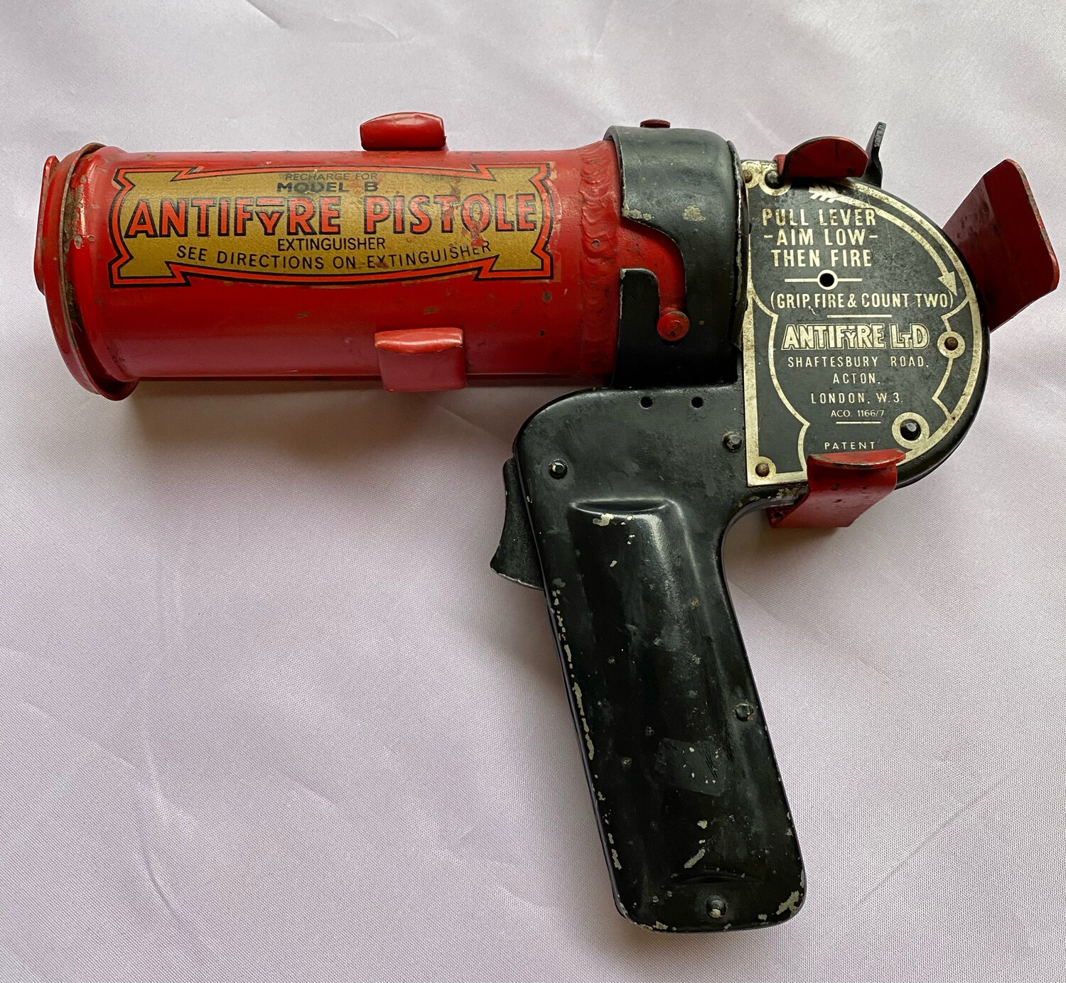 Antifyre Pistole Fire Extinguisher Model B - Circa 1930