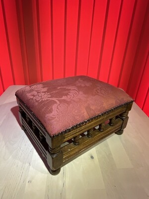 Lovely Wooden Victorian Footstool
