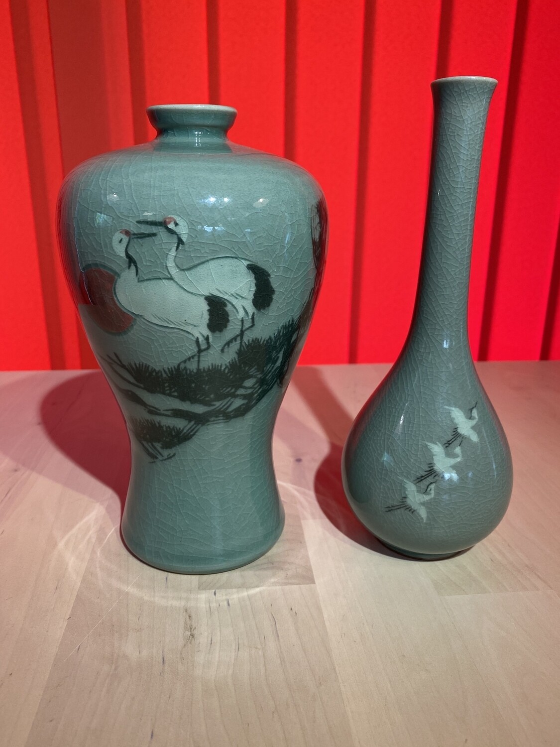 Pair of Matching Oriental Vases