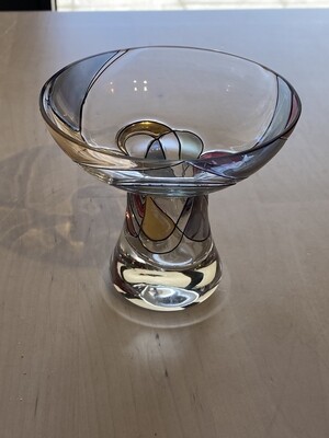 Mackintosh Influenced Glass Bon Bon Bowl