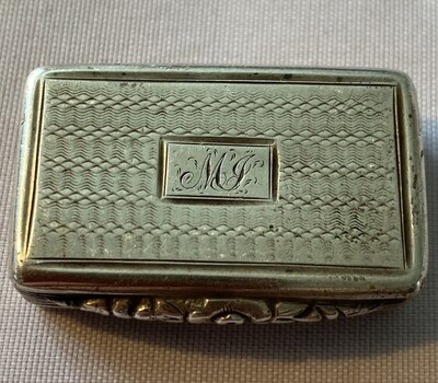 Georgian Silver Pill Box - 1831 Hallmark