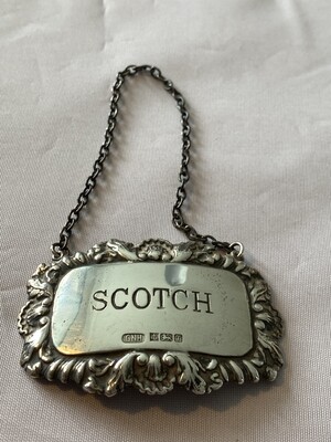 Silver Whisky Decanter Collar (1993) - Scotch