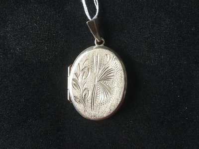 Silver Locket - vintage or early 1900's