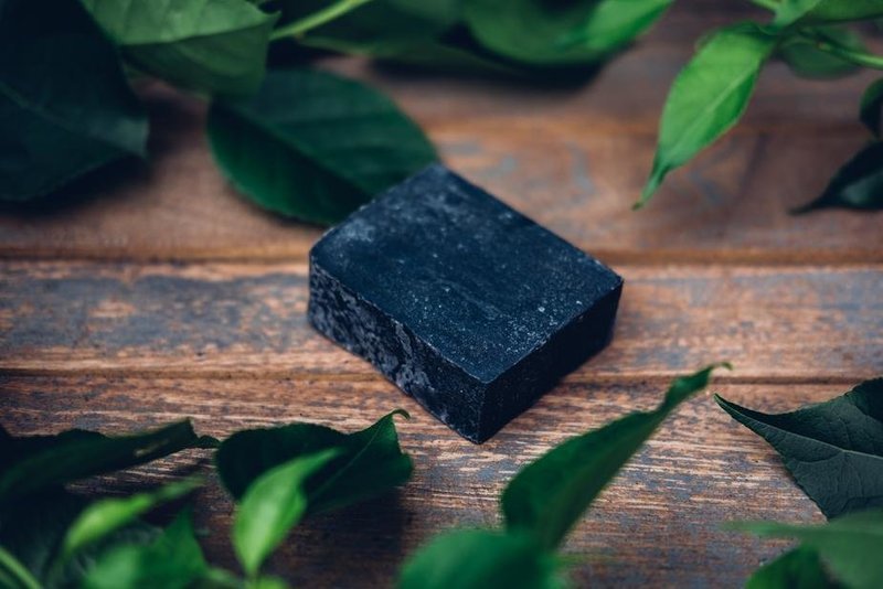 Charcoal and Hemp Goat Milk Soap