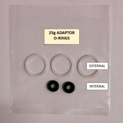25g Adaptor O-ring kit (o-rings only)