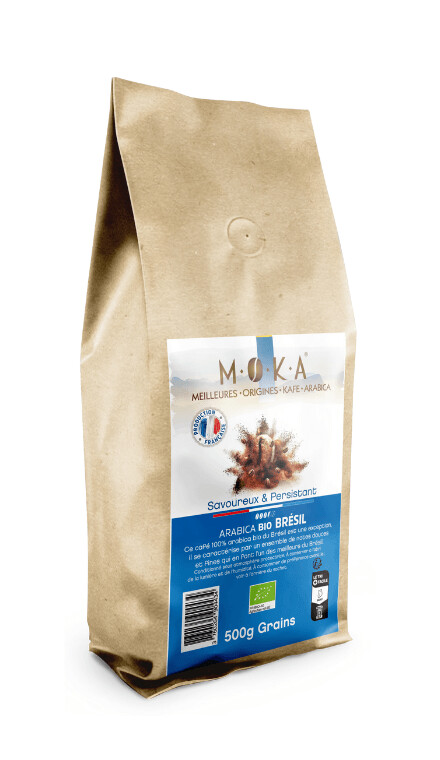 Café en Grains - 500 gr - Arabica Bio Brésil