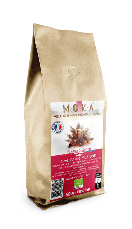 Café en Grains - 500 gr - Arabica Bio Mexique