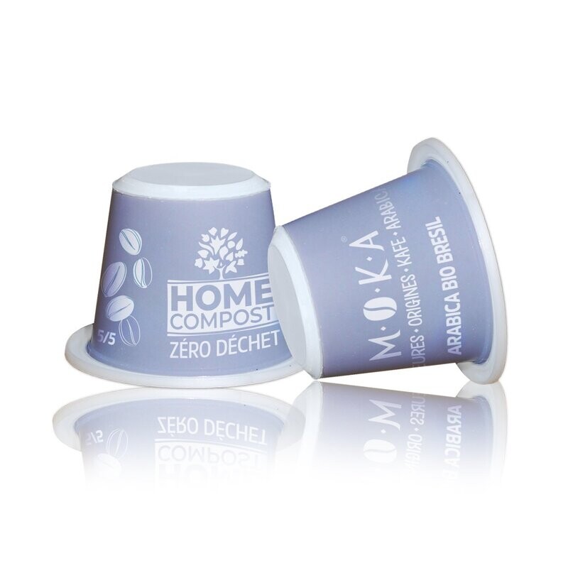 MOKA - 300 capsules zéro déchet compatible Nespresso® - Café 100% Arabica Bio du Honduras
