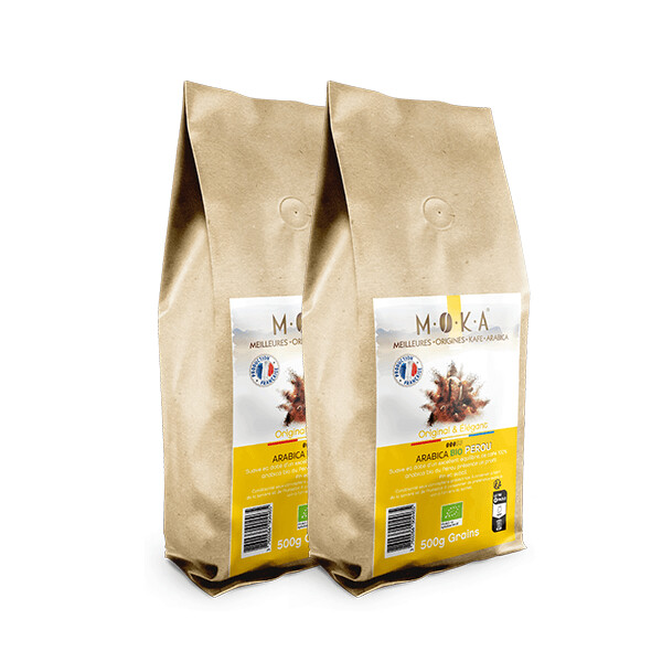 Café en Grains -  1kg - Arabica Bio Pérou