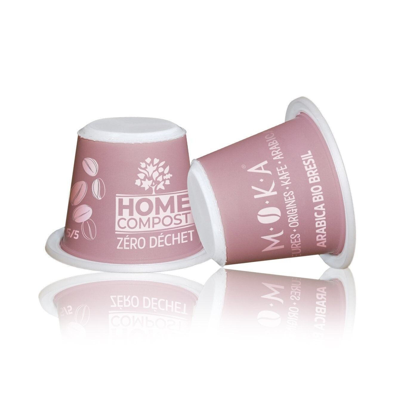 MOKA - 150 Capsules Biodégradables Home Compost Compatibles Nespresso® Zéro Déchet – Café 100% Arabica Bio Du Mexique MOKA - 150 Capsules Biodégradables Home Compost Compatibles Nespresso® Zéro Déchet – Café 100% Arabica Bio Du Mexique