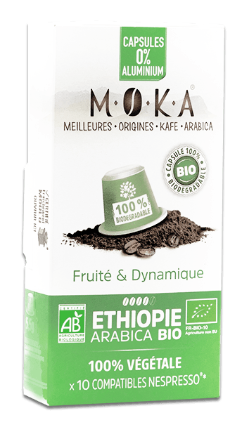 Capsules de café bio d’Éthiopie – compatibles Nespresso® - Home Compost