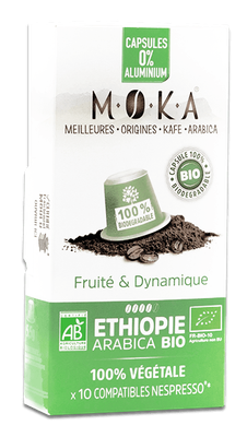 Capsules de café bio d’Éthiopie – compatibles Nespresso® - Home Compost Capsules de café bio d’Éthiopie – compatibles Nespresso® - Home Compost