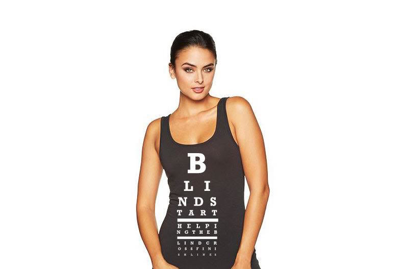 Black Eye Chart Tank Top