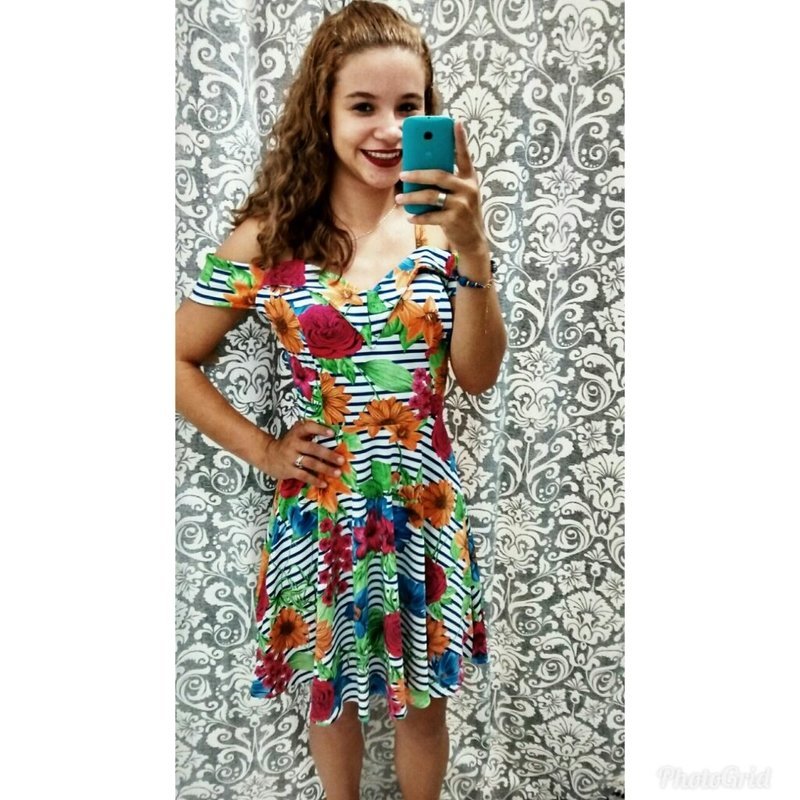 Vestido de elastano.