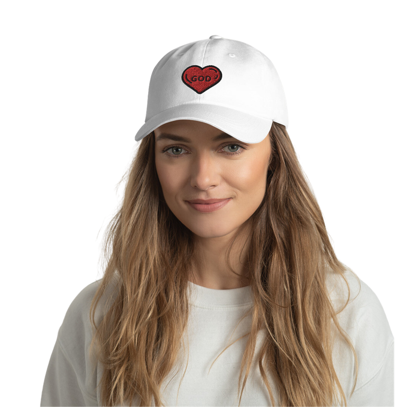 Heart God Dad hat