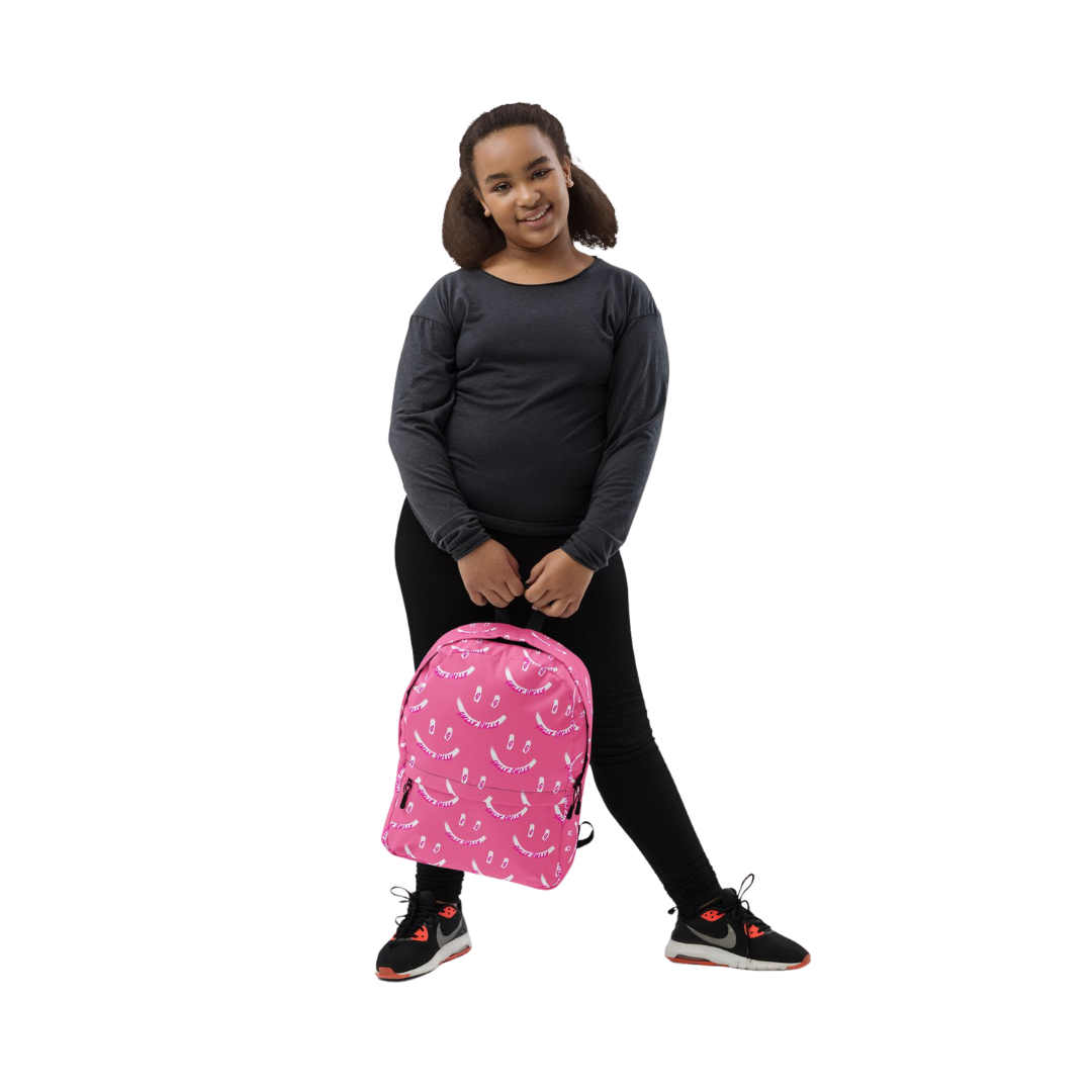 Gully Gully Smiley Pink Backpack