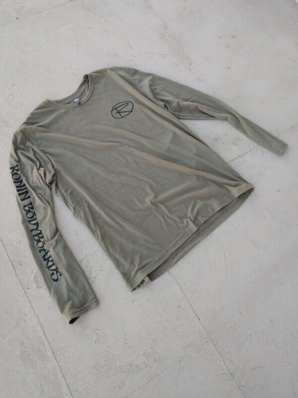 Ronin Triangle Logo long sleeve T-Shirt - Army Green