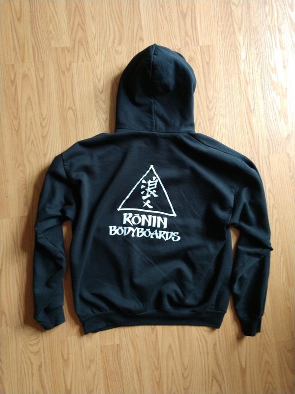 Ronin Triangle Logo Pull Over Hoodie - Black