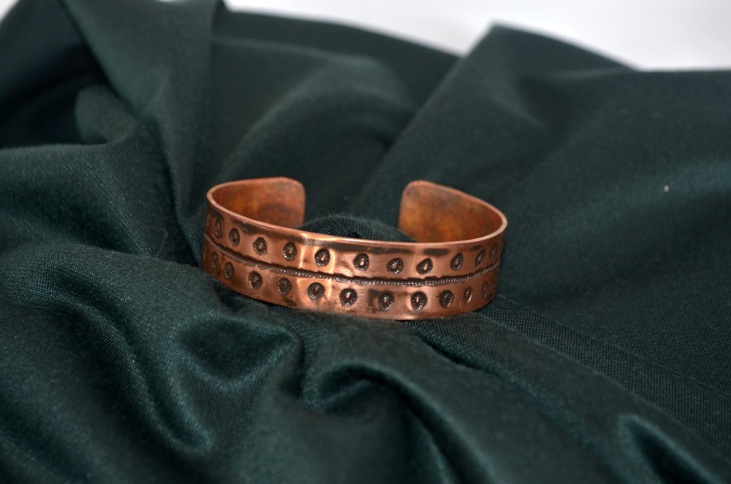 Kuta bransoleta miedziana – rękodzieło