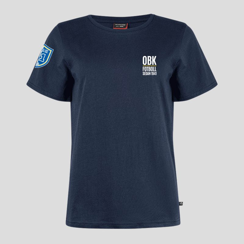 WOMENS CREW T-SHIRT - Navy - Dam