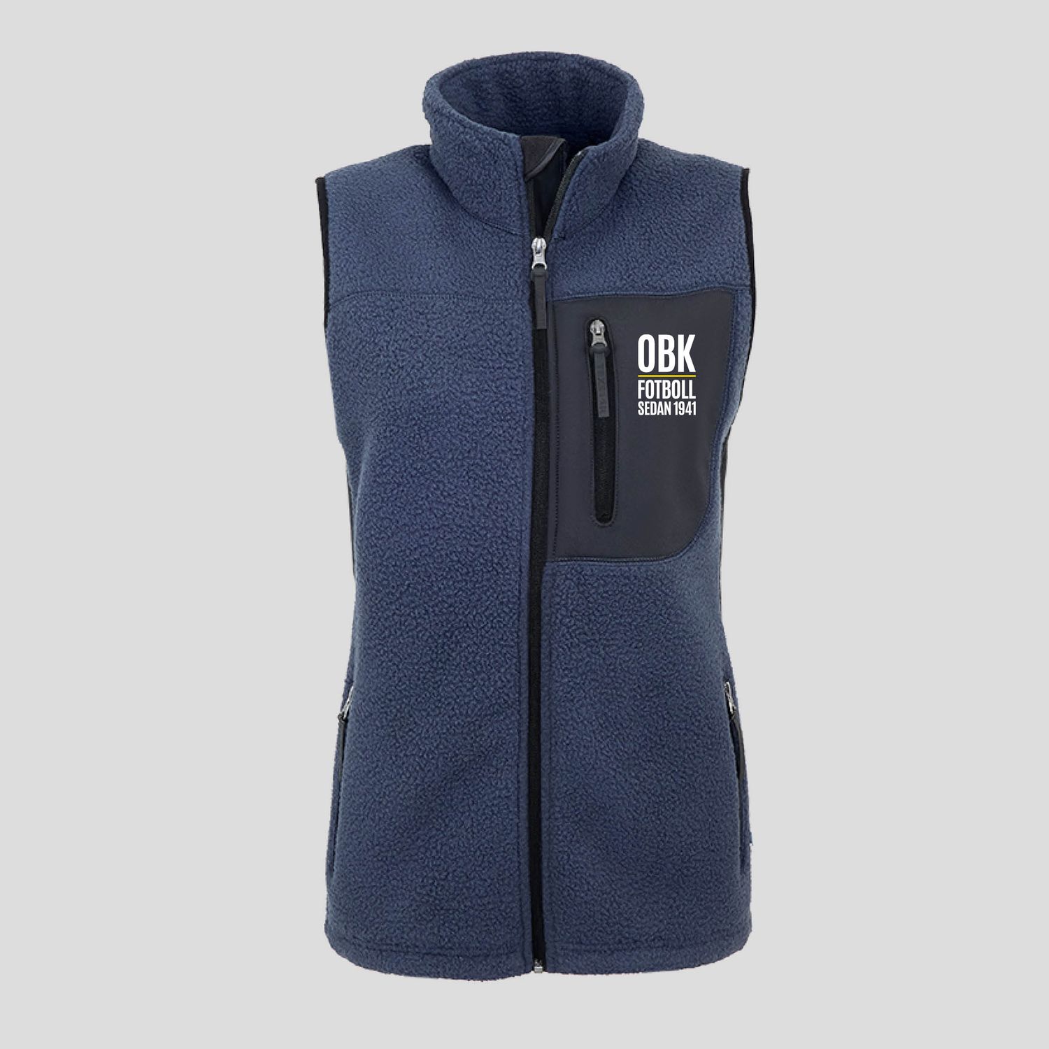PILE FLEECE VEST - Navy - Dam