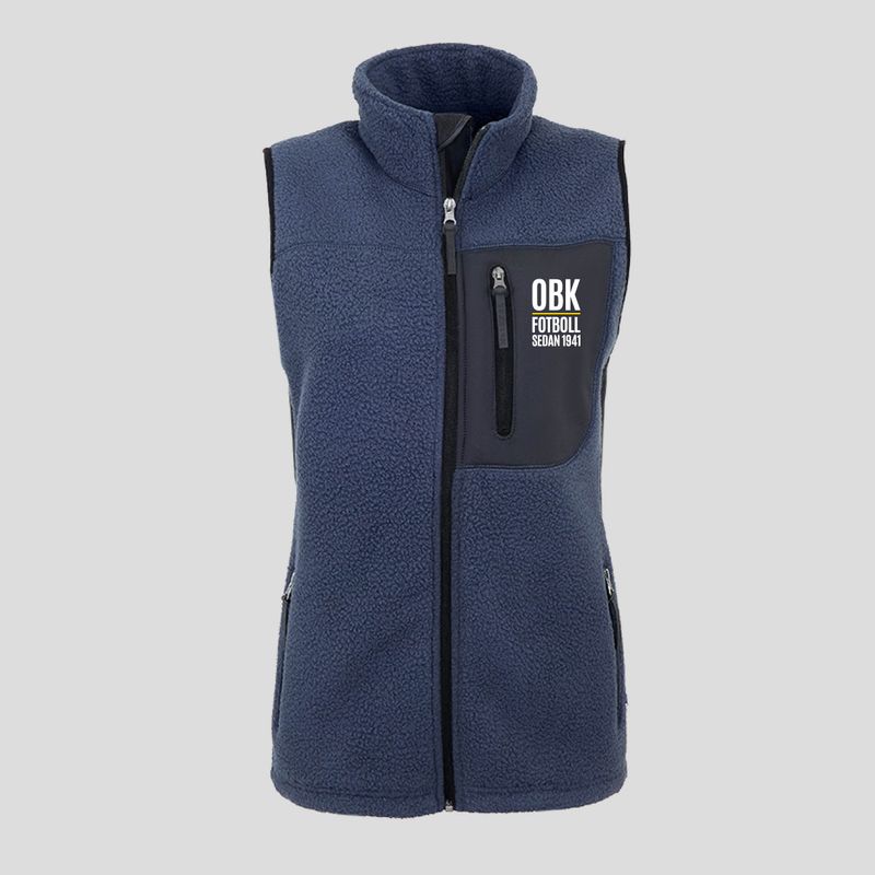 PILE FLEECE VEST - Navy - Dam