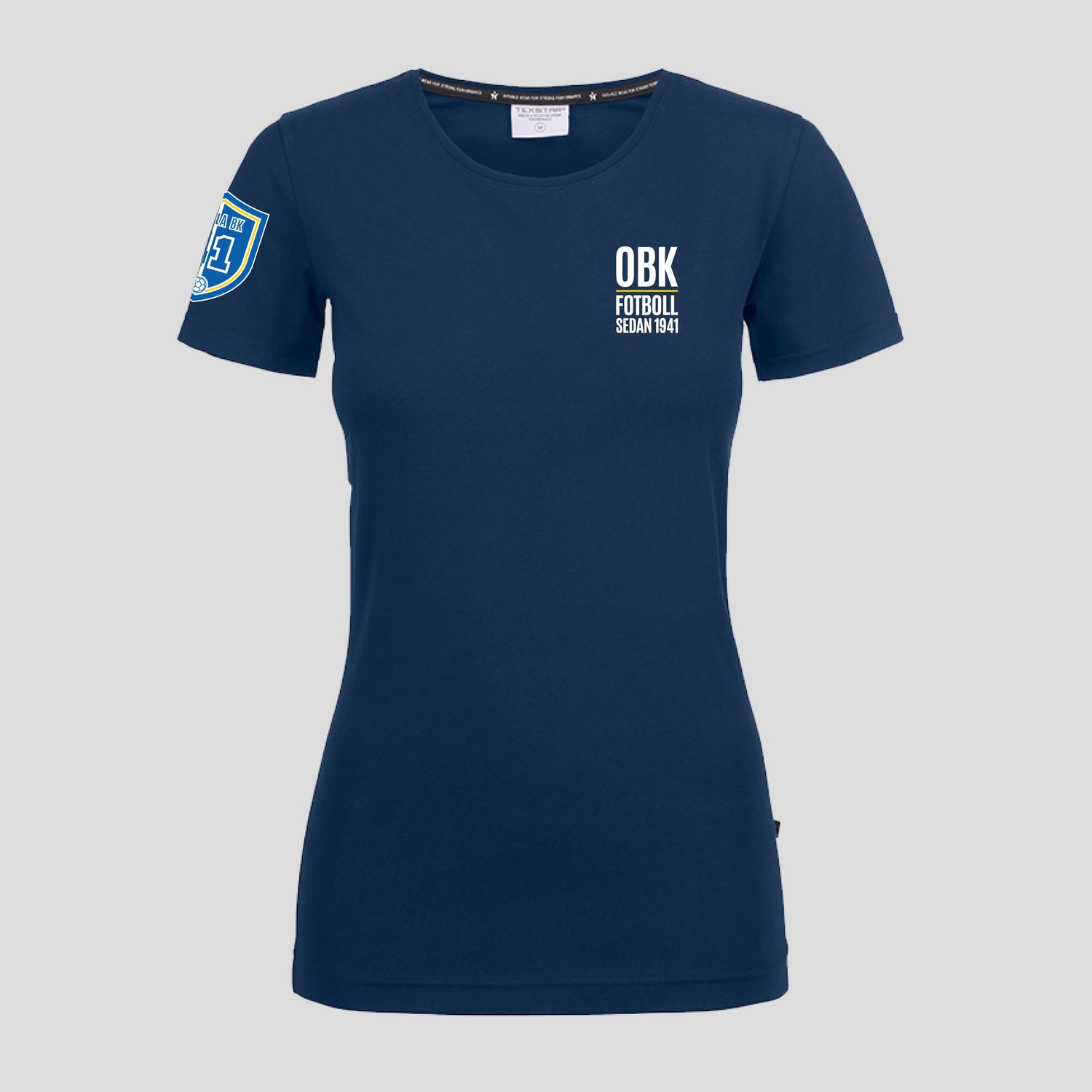 Stretch Crew T-Shirt - Navy - Dam