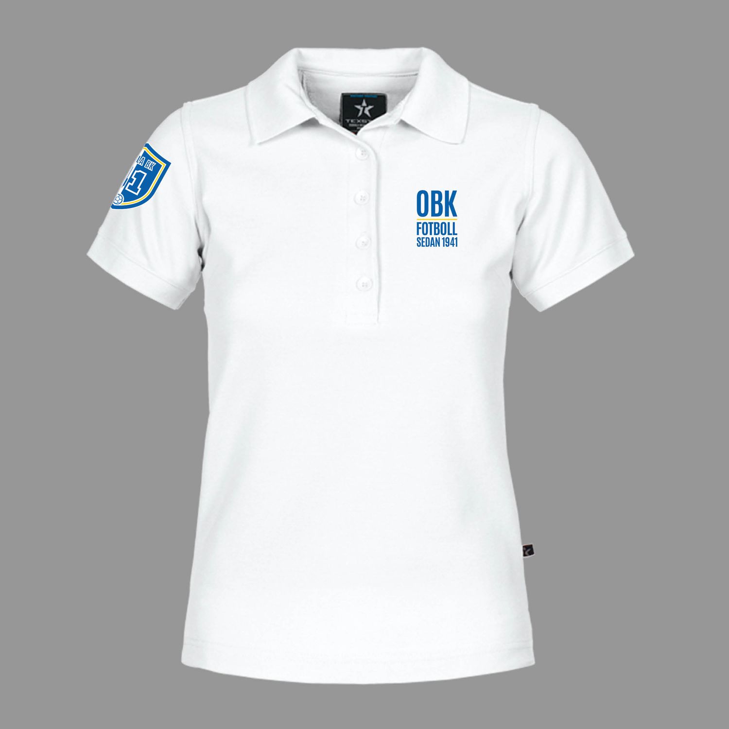 PIQUET SHIRT - Vit - Dam