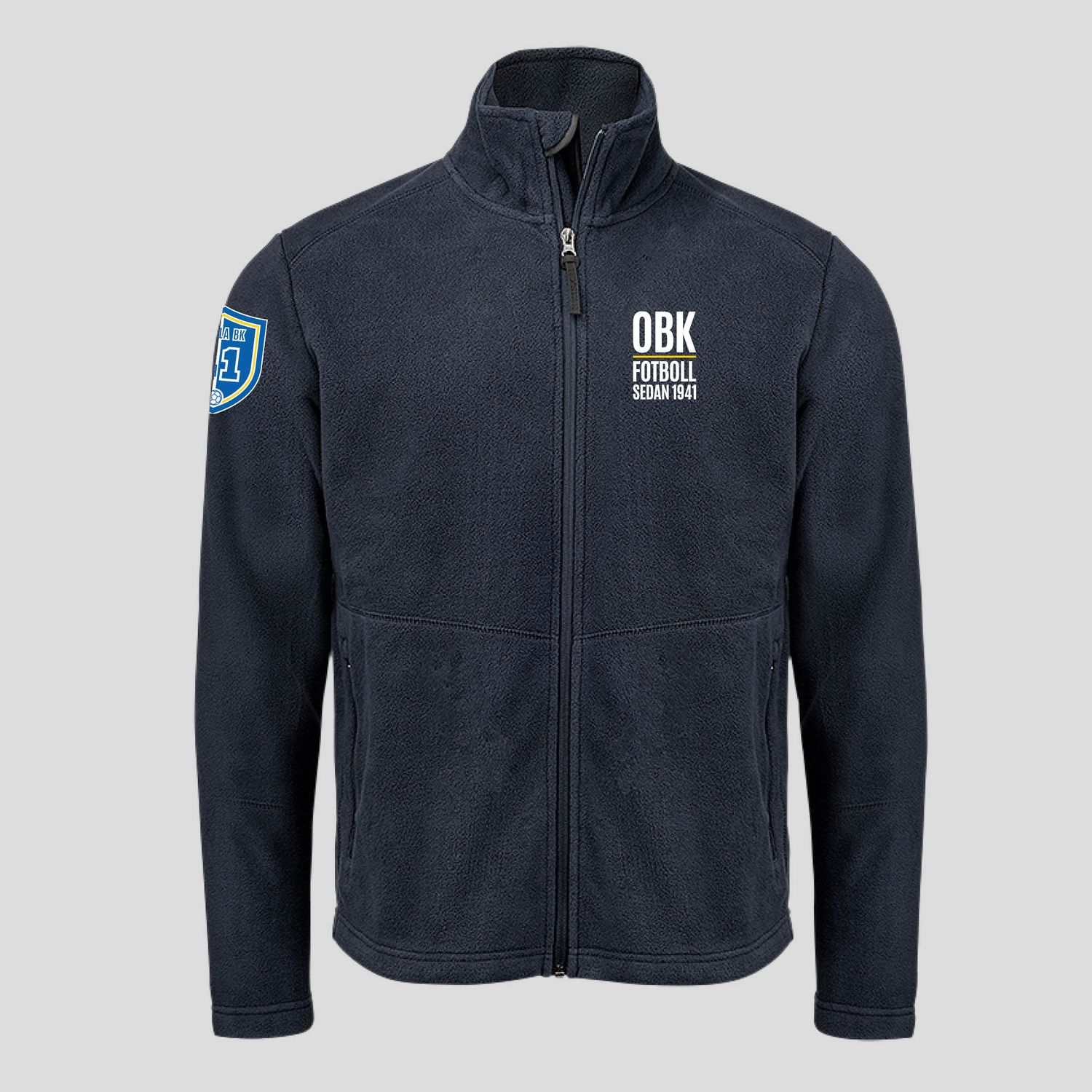 LIGHT FLEECE JACKET - Navy - Herr