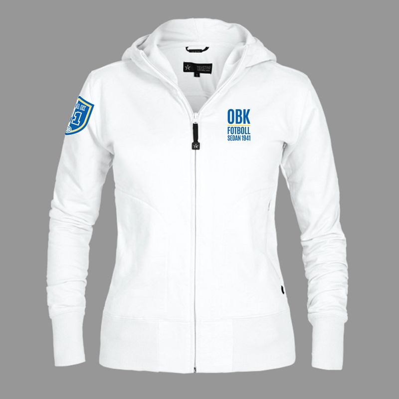 Hooded Cardigan - Vit - Dam