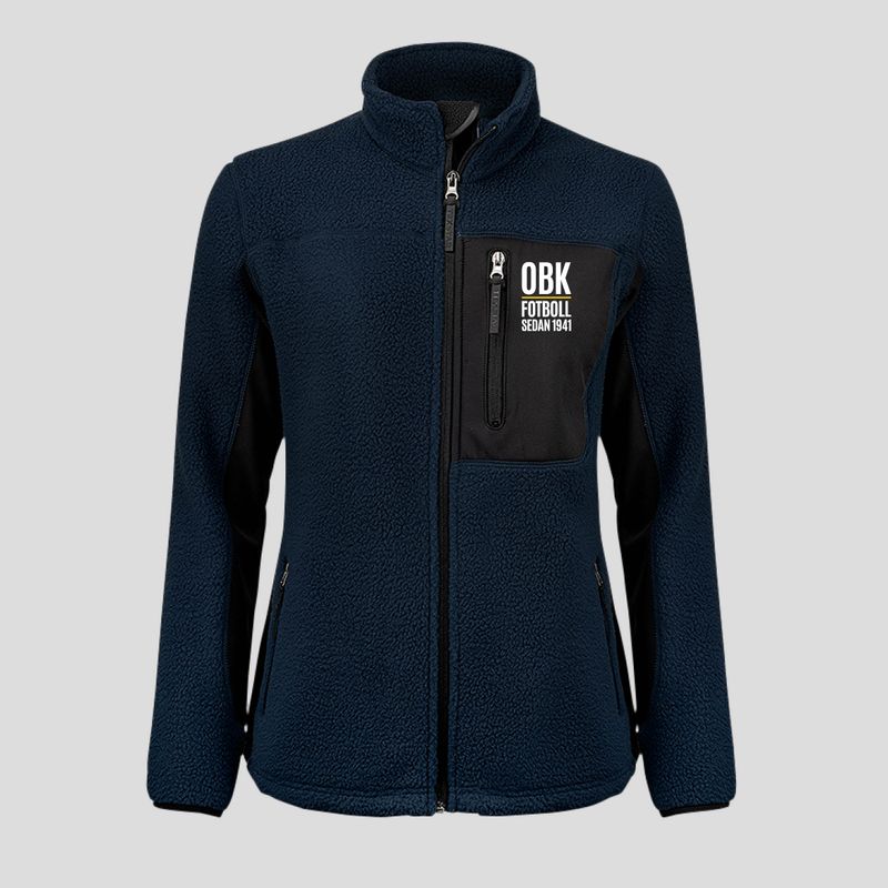 PILE FLEECE JACKET - Navy - Dam