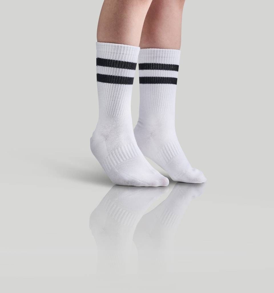 Tennisstrumpor Barn vit 3 pack One Size (27-35)