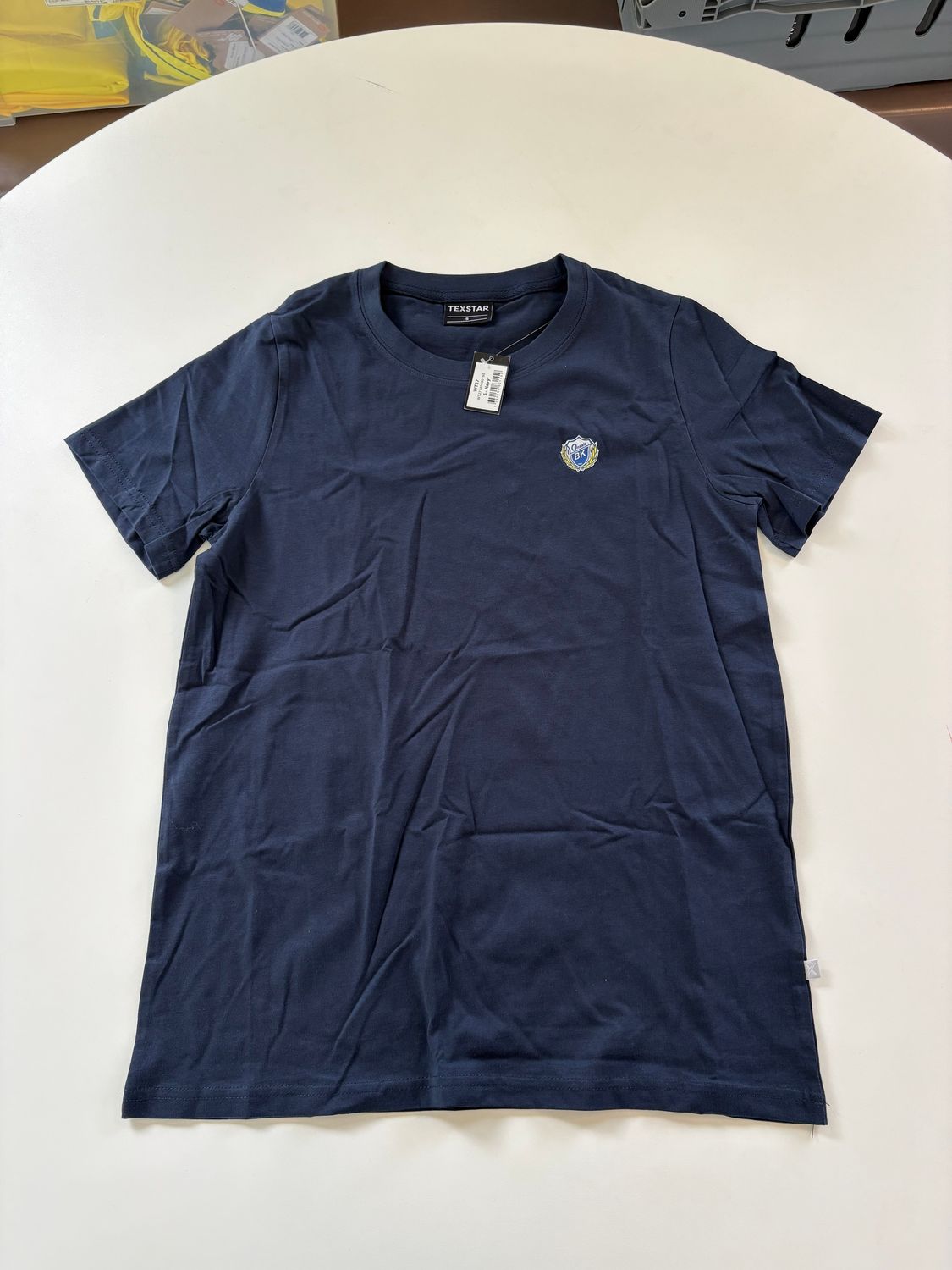 Texstar T-shirt m. OBK-logga. Navy, Dam