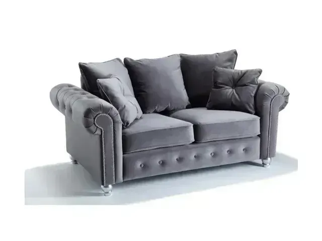 Ashwin 2 Seater Plush Velvet Sofa