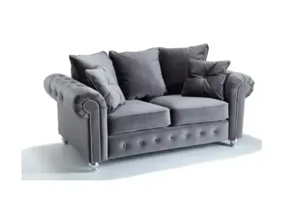 Ashwin 2 Seater Plush Velvet Sofa