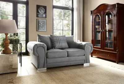 Verona Scatterback Grey 2 Seater Sofa