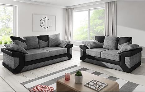 Dino Jumbo Cord 3+2 Seater Sofa Set