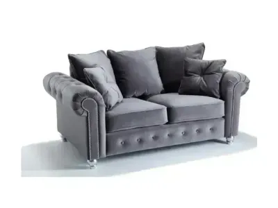 Ashwin 2 Seater Plush Velvet Sofa