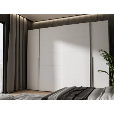 Debarr 4 Door Manufactured Wood Wardrobe - 210.5cm H x 270.3cm W x 61.2cm D