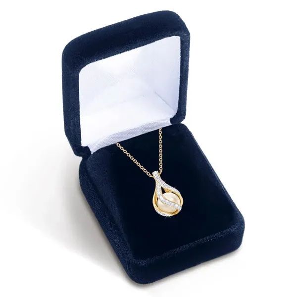 Ich liebe Dich Perlen Diamant Anhänger