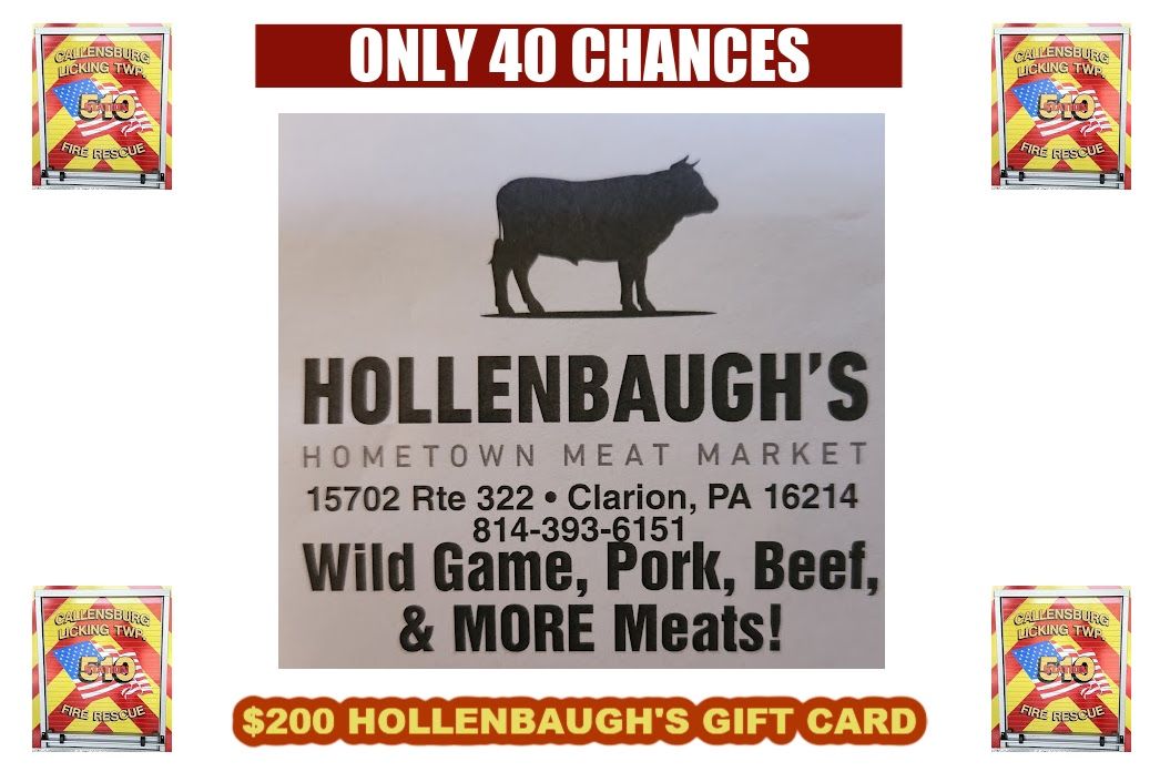 $200 Hollenbaugh's Meat Gift Card