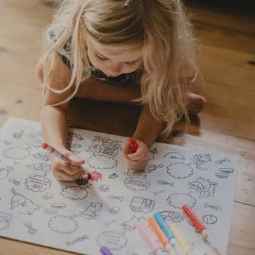 Cats and Dogs - Coloring Placemat