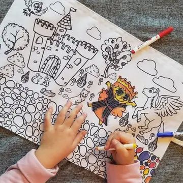 Fantasy - Coloring Placemat