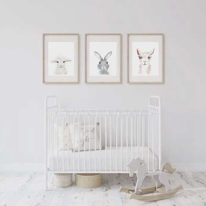 Alpaca Llama Nursery Artwork