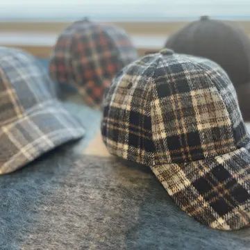 Ladies Plaid/Tweed Baseball Cap
