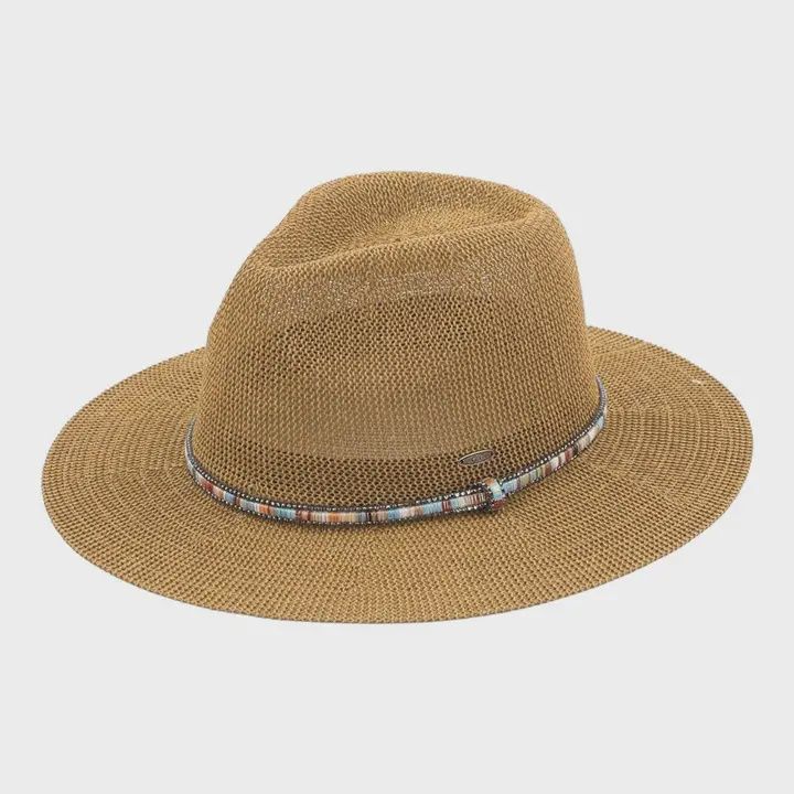 Multi-Colored Thread Panama Hat