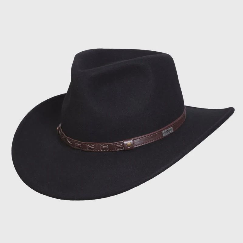 Crossroads Crushable Australian Hat