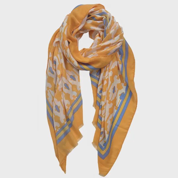 Summer Tile Print Scarf/Wrap
