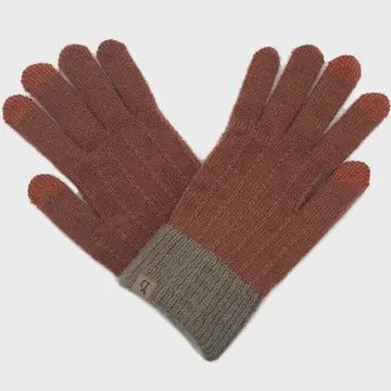 Textured Knitted Smart Touch Gloves