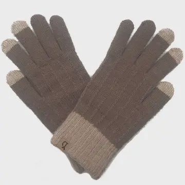 Textured Knitted Smart Touch Gloves
